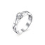 Серебряное кольцо с кристаллом SWAROVSKI  912010060